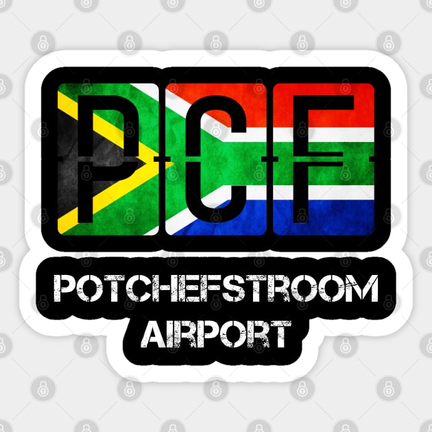 PCF Potchefstroom Airport Sticker by Storeology